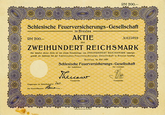 Schlesische Feuerversicherungs-Gesellschaft