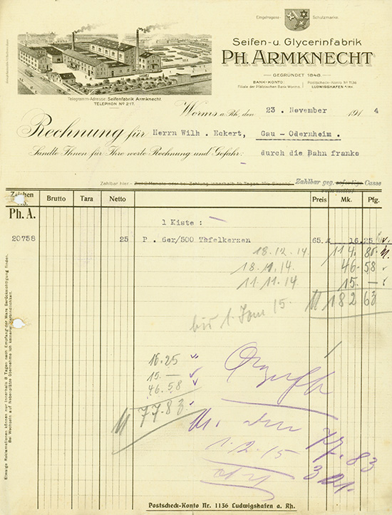 Seifen- u. Glycerinfabrik Ph. Armknecht