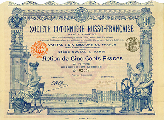 Societe Contonniere Russo-Francaise S.A.