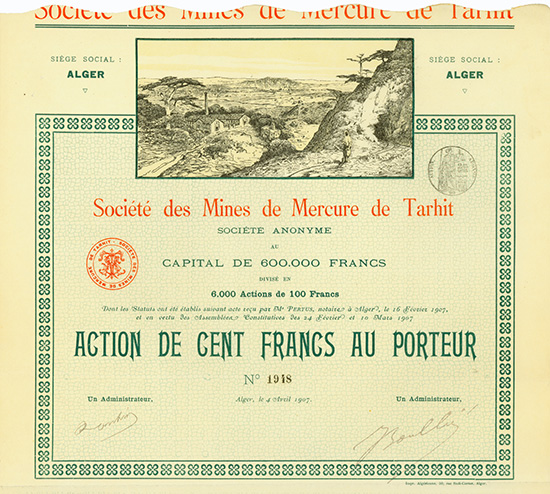 Societe des Mines de Mercure de Tarhit