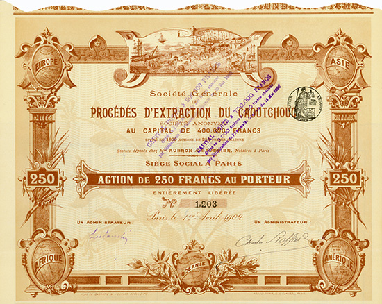 Societe Generale de Procedes d'Extraction du Caoutchouc S.A.