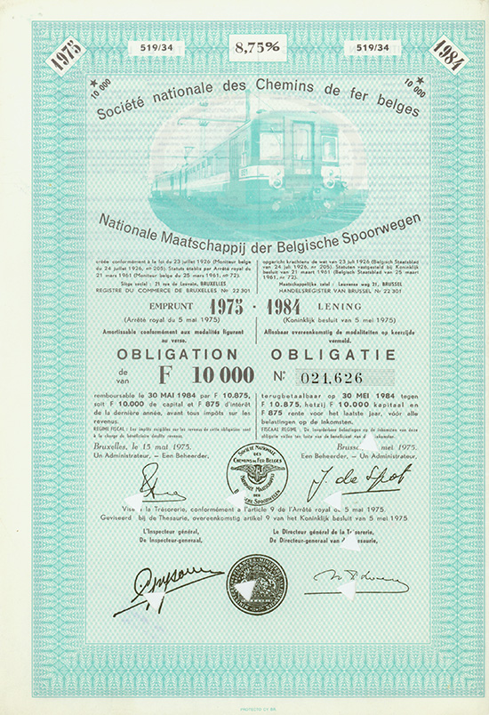 Societe nationale des Chemins de fer belges / Nationale Maatschappij der Belgische Spoorwegen