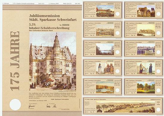 Städt. Sparkasse Schweinfurt [3 Stück]