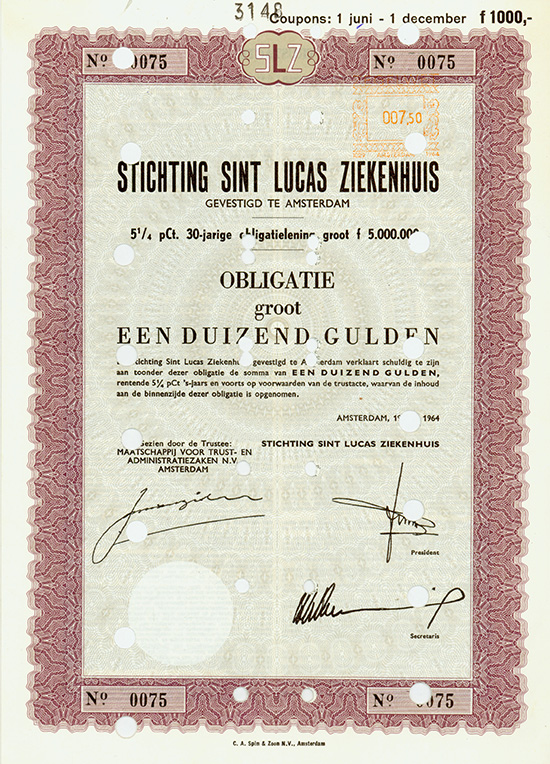 Stichting Sint Lucas Ziekenhuis [2 Stück]