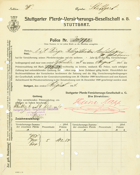 Stuttgarter Pferde-Versicherungs-Gesellschaft AG