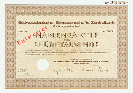 Südwestdeutsche Genossenschafts-Zentralbank AG