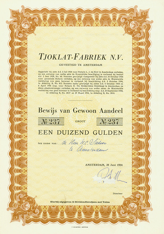 Tjoklat-Fabriek N.V.