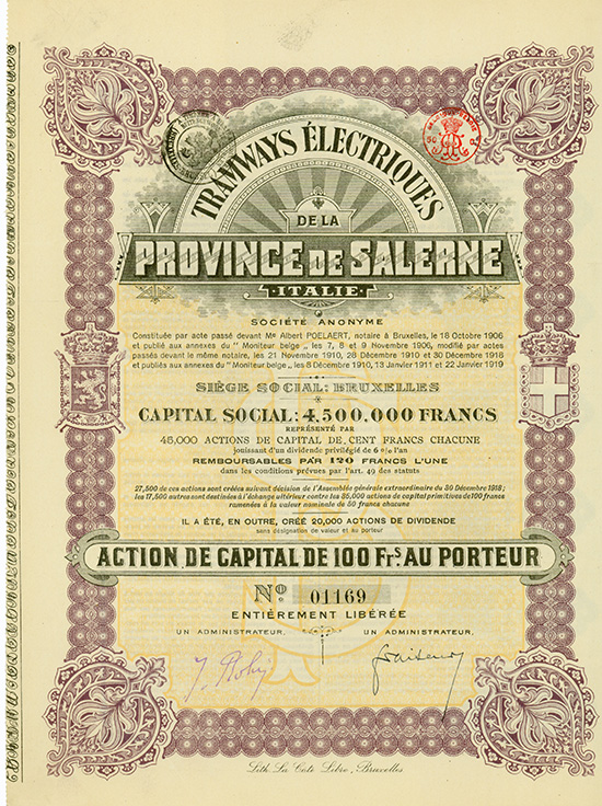 Tramways Electriques de la Province de Salerne S.A.