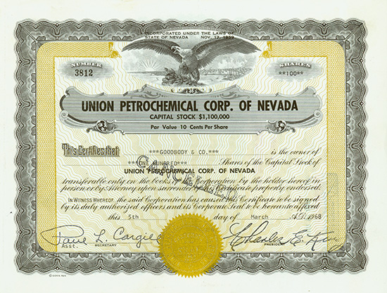 Union Petrochemical Corp. of Nevada