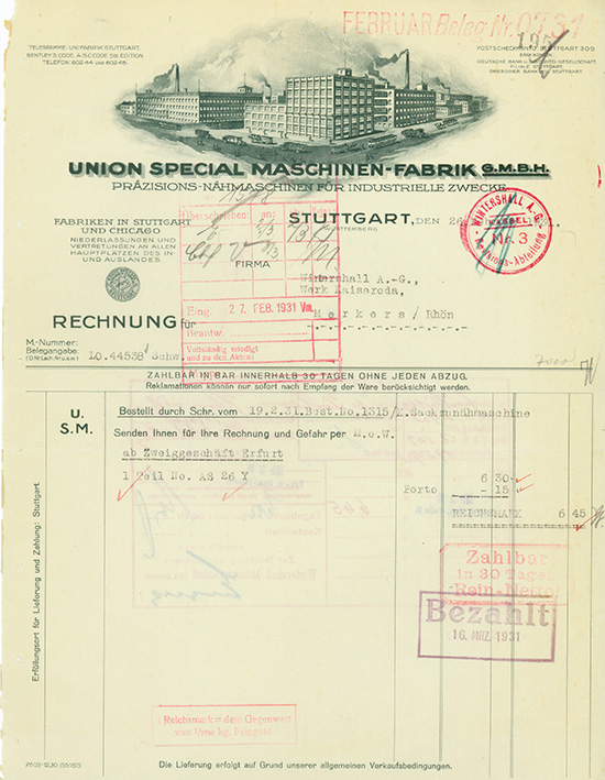 Union Special Maschinen-Fabrik GmbH