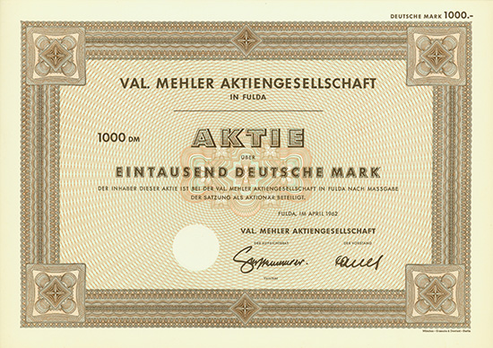 Val. Mehler AG