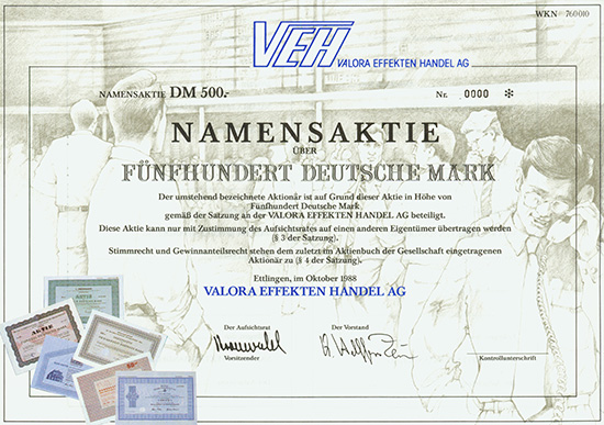 VEH Valora Effekten Handel AG