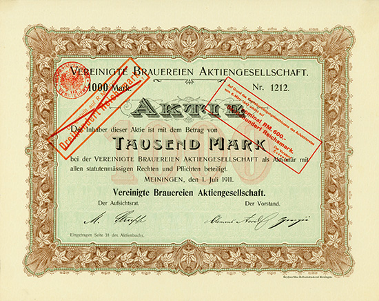 Vereinigte Brauereien AG