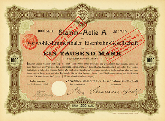 Vorwohle-Emmerthaler Eisenbahn-Gesellschaft