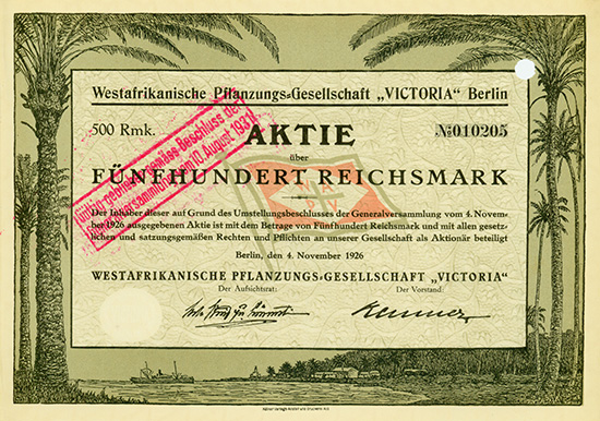 Westafrikanische Pflanzungsgesellschaft 
