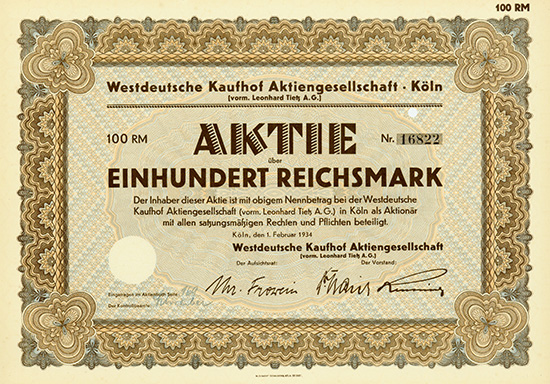 Westdeutsche Kaufhof AG