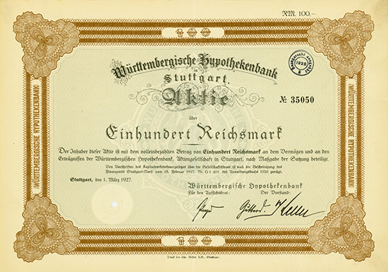 Württembergische Hypothekenbank