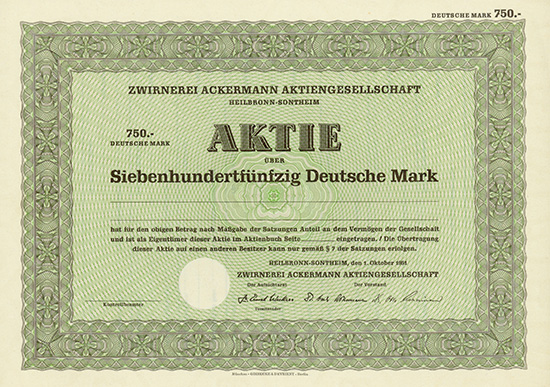 Zwirnerei Ackermann AG