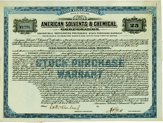 American Solvents & Chemical Corporation
