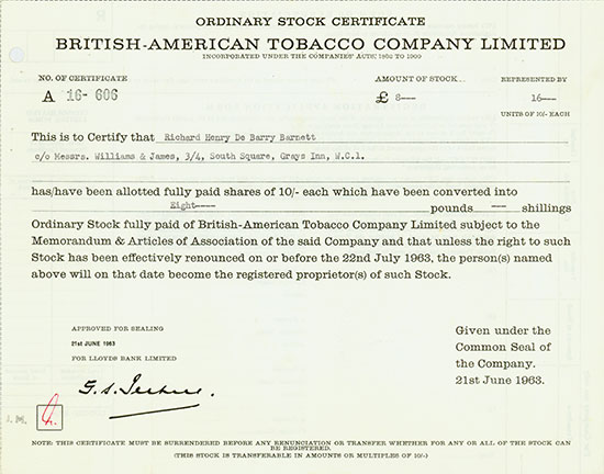 British-American Tobacco Company Limited