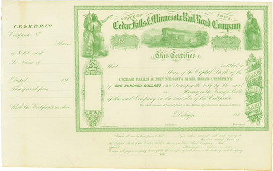 Cedar Falls & Minnesota Rail Road Company