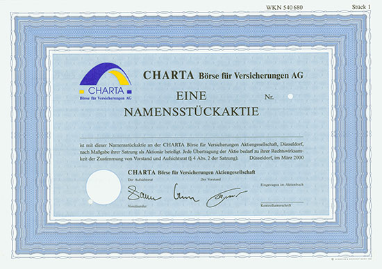 CHARTA Börse für Versicherungen AG