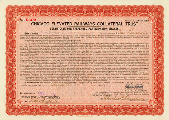 Chicago Elevated Railway Collateral Trust