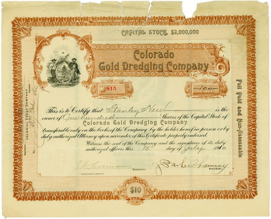 Colorado Gold Dredging Company
