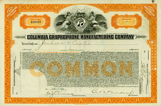 Columbia Graphophone Manufacturing Company [2 Stück]