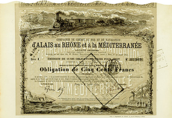 Compagnie de Chemin de Fer et de Navigation d'Alais au Rhône et à la Méditerranée