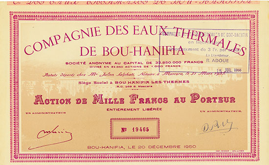 Compagnie des Eaux Thermales de Bou-Hanifia 