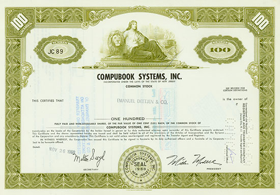 Compubook Systems, Inc. [2 Stück]