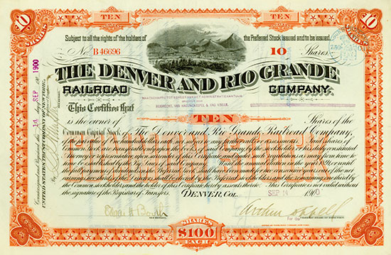 Denver and Rio Grande Railroad Company