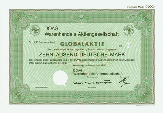 DOAG Warenhandels-AG