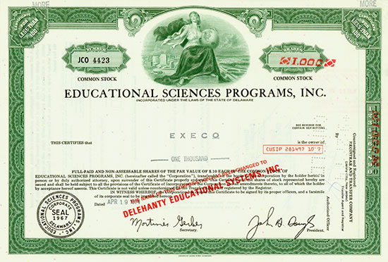Educational Science Programs, Inc.