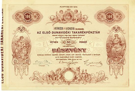 Elsö Dunavidéki Takarékpénztár (Erste Donaugegender Sparkassa)