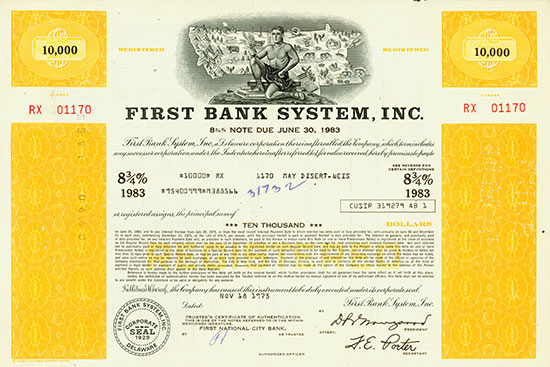 First Bank System, Inc.