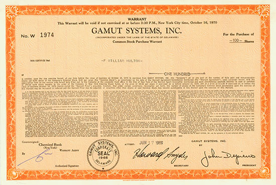 Gamut Systems, Inc.