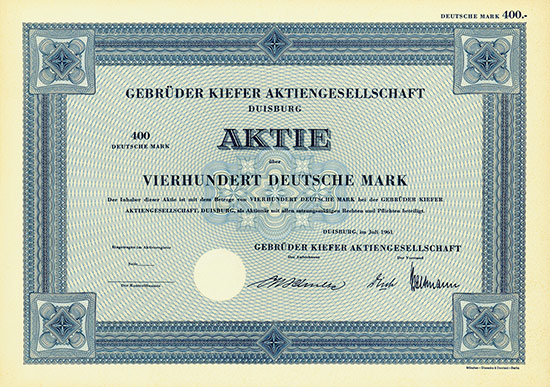Gebrüder Kiefer AG