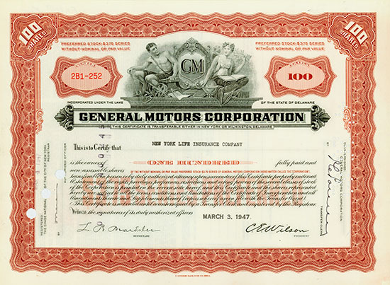 General Motors Corporation [6 Stück]
