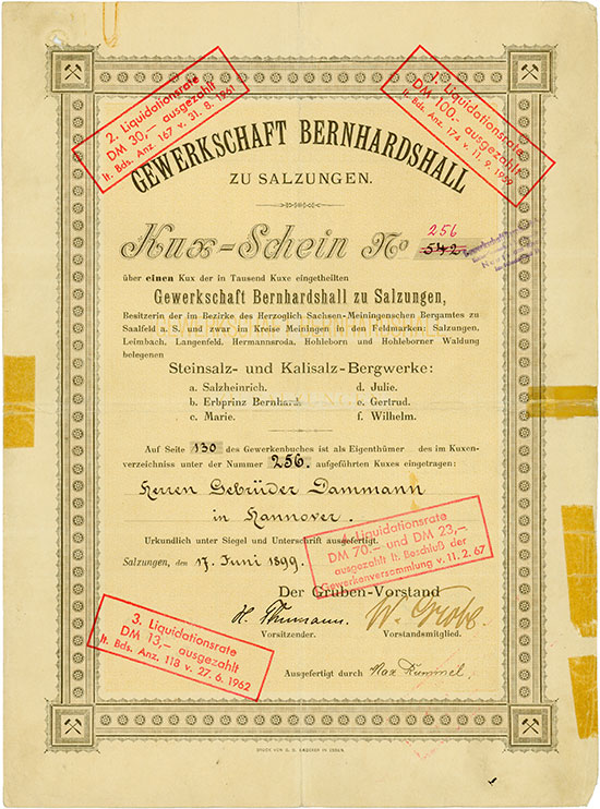 Gewerkschaft Bernhardshall zu Salzungen