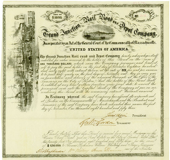 Grand Junction Rail Road and Depot Company