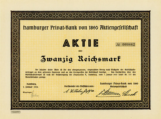 Hamburger Privat-Bank von 1860 AG