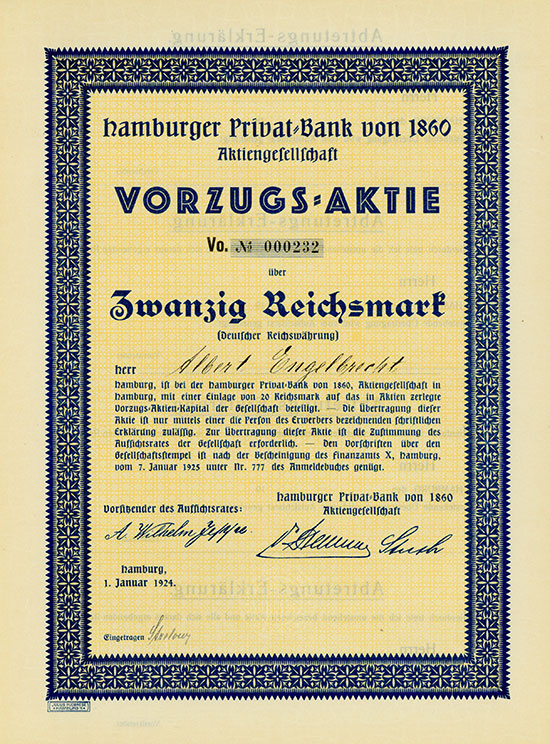 Hamburger Privat-Bank von 1860 AG