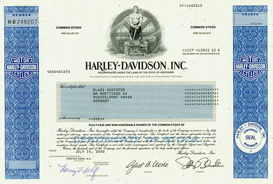 Harley-Davidson Inc.