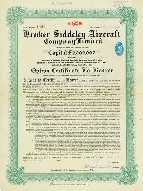 Hawker Siddeley Aircraft Company Limited