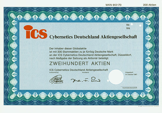 ICS Cybernetics Deutschland AG