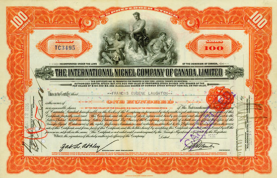 International Nickel Company of Canada Limited