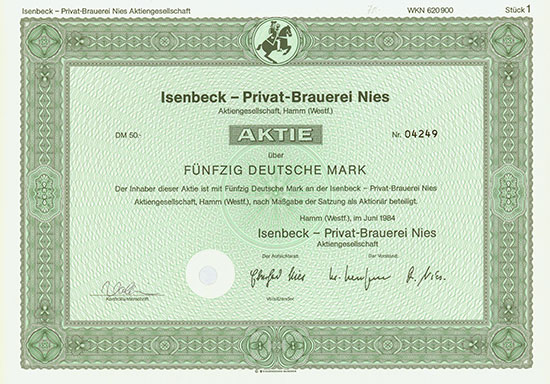 Isenbeck - Privat-Brauerei Nies AG