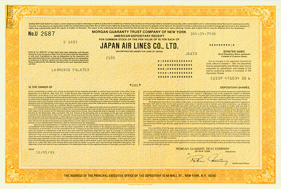 Japan Air Lines Co. Ltd.